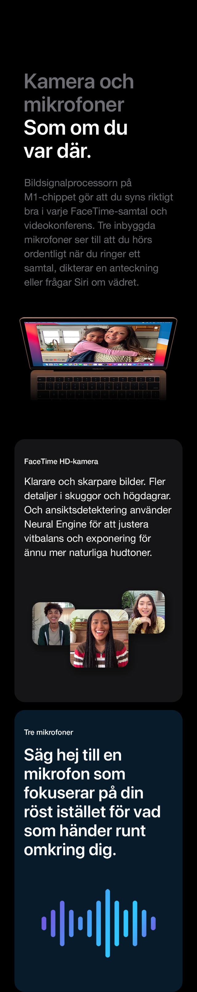 MacBook Air - Apples tunnaste och lättaste bärbara dator har fått superkrafter från Apples M1-chip MacBook Air med Apple M1-chippet